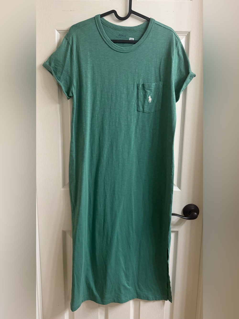 Polo by Ralph Lauren Cotton Crewneck Pocket Tee Dress